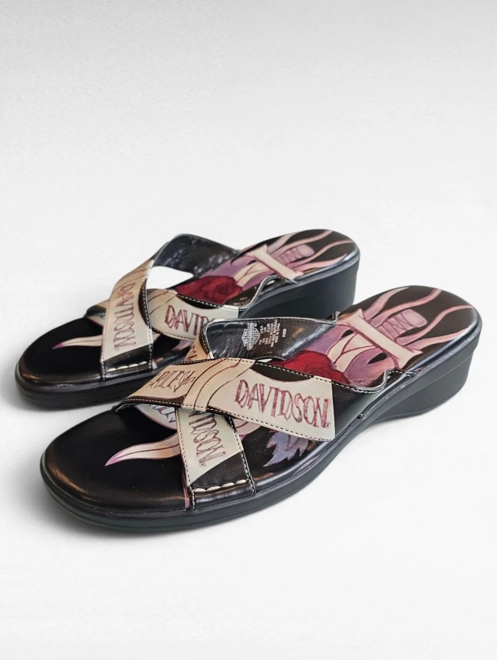 Harley Davidson Flip Flops Size 7